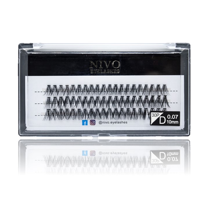 NIVO ריסים SHORT 30D אורך 10 מ"מ